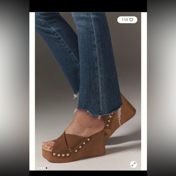 PAIGE Colette High-Rise Raw-Hem Crop Flare Jeans 
size 28 - Picture 5 of 12